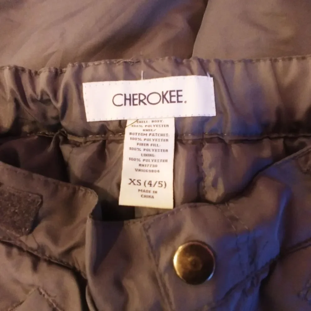 Cherokee Snow Pants Youth Size 4/5 Gray